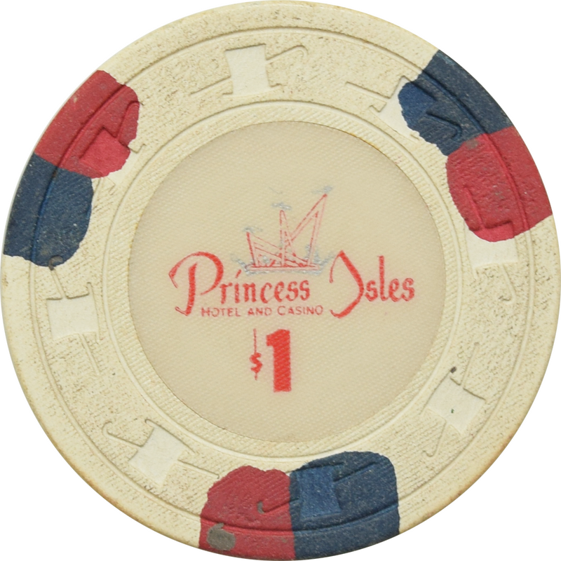 Princess Isles Casino Willemstad Curacao $1 Chip