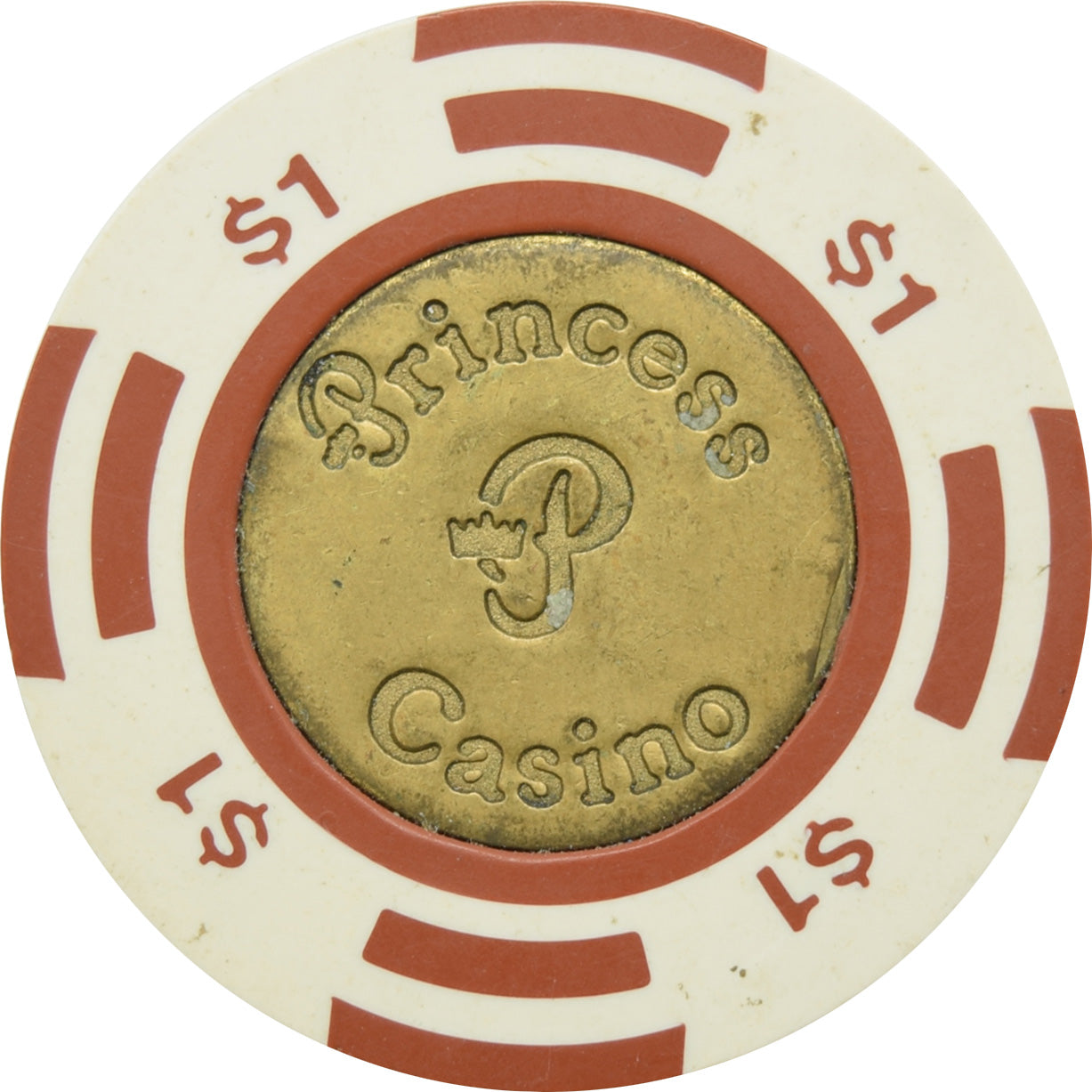 Princess Casino Freeport Bahamas $1 Chip