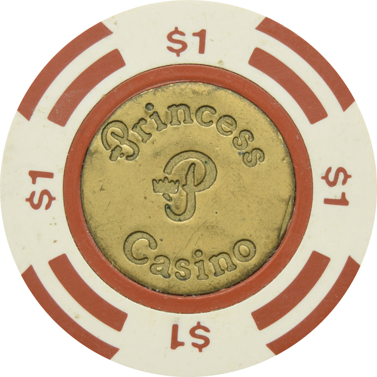 Princess Casino Freeport Bahamas $1 Chip