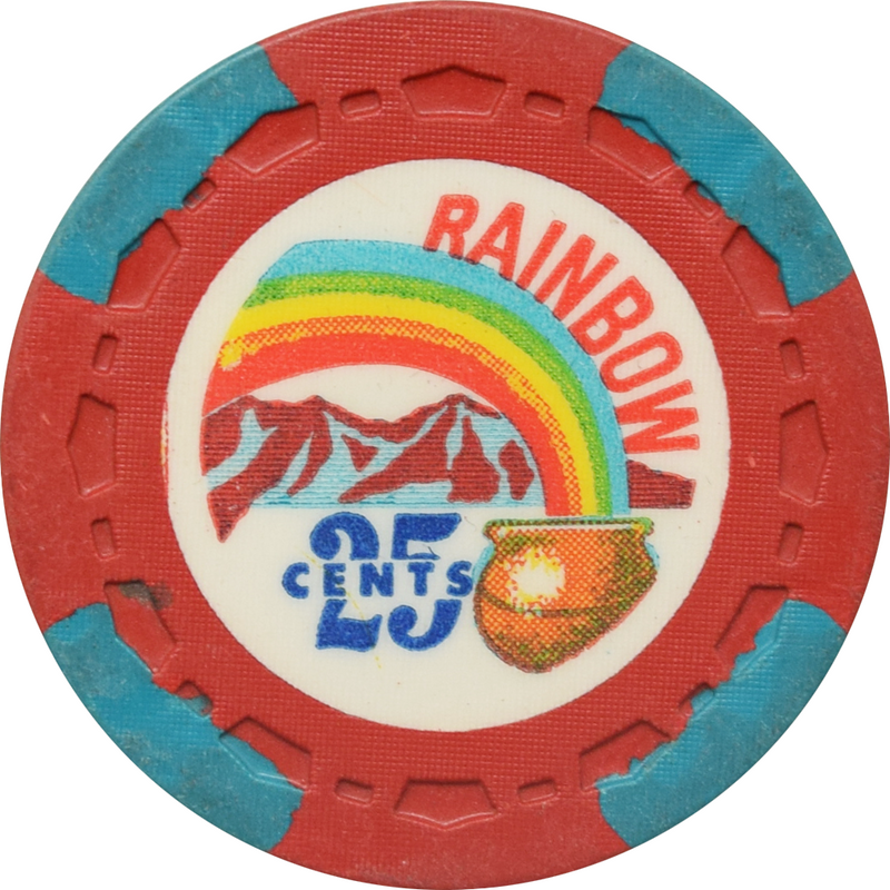 Rainbow Club Casino Gardena California 25 Cent Chip