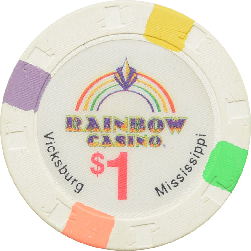 Rainbow Casino Vicksburg MS $1 Chip