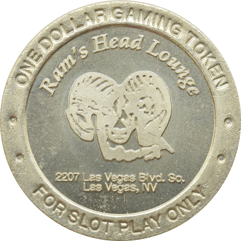 Ram's Head Lounge Las Vegas NV $1 Token 1991