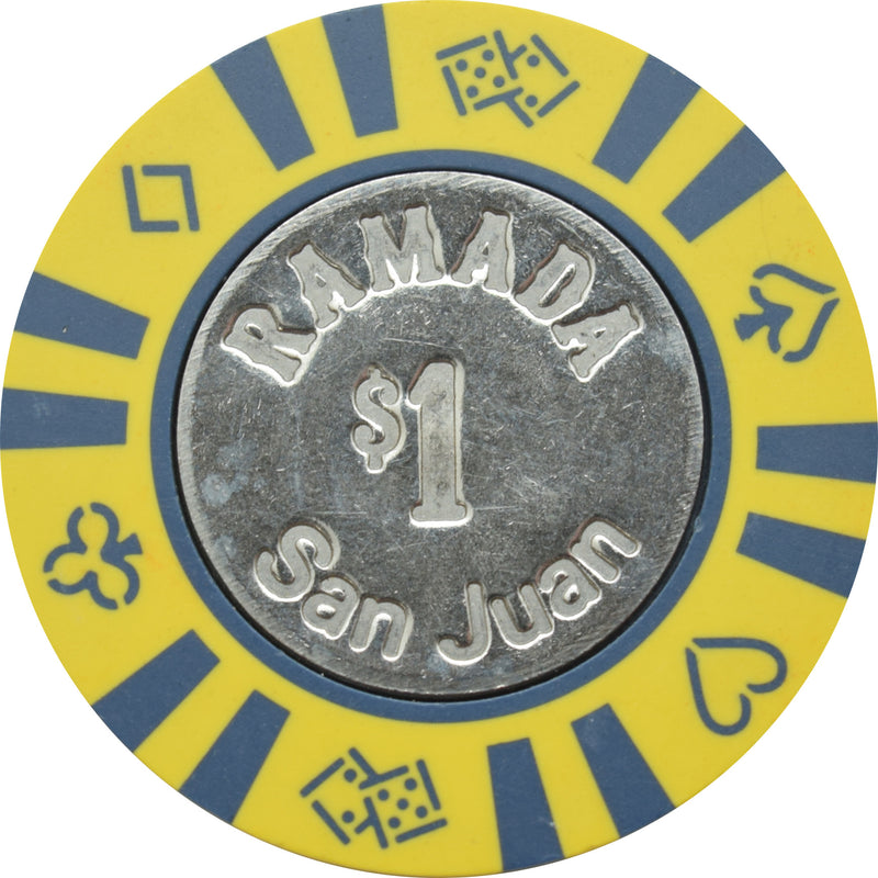 Ramada Casino San Juan Puerto Rico $1 Chip