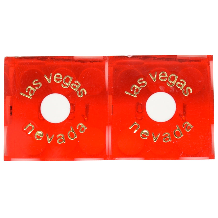 Red Rock Casino Used Pair of Matching Number Dice