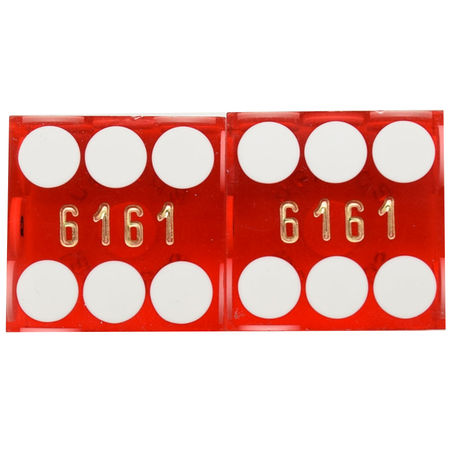 Red Rock Casino Used Pair of Matching Number Dice