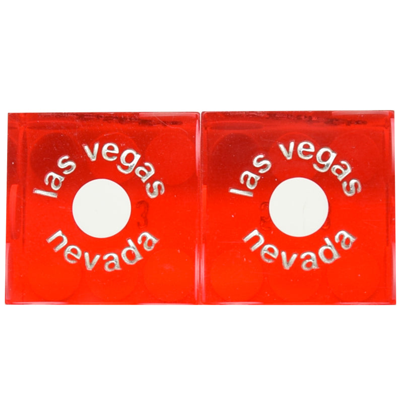 Red Rock Casino Used Pair of Matching Number Dice