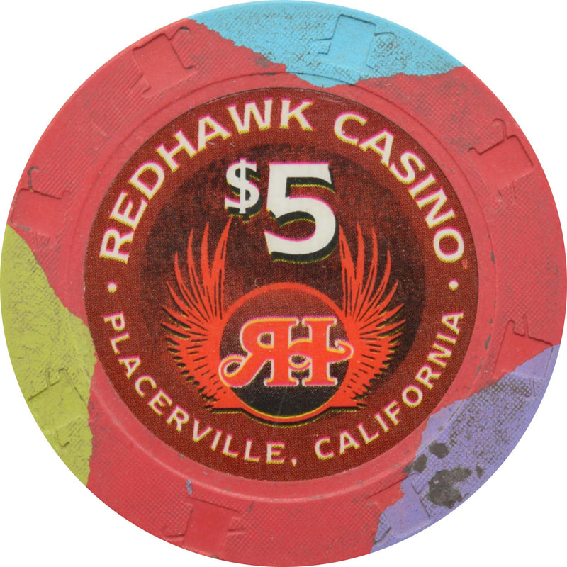 Red Hawk Casino Placerville California $5 Chip