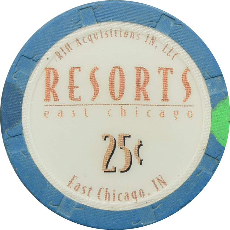 Resorts Casino East Chicago Indiana 25 Cent Chip