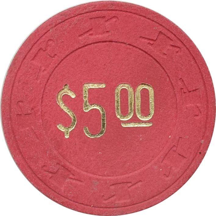 Rick's $5 Paulson Home Poker Set Chip