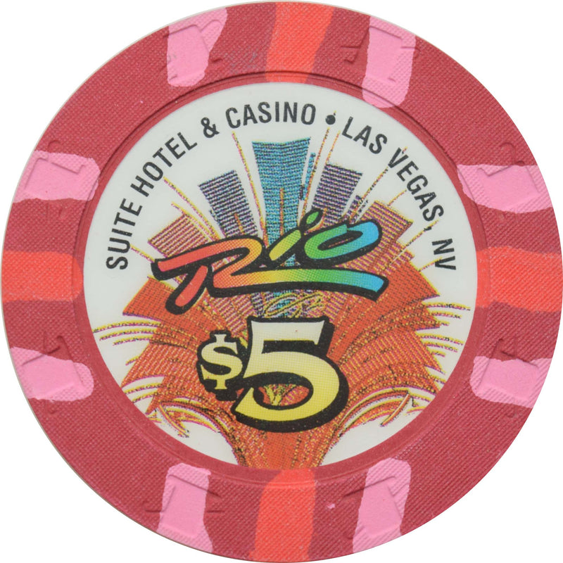 Rio Casino Las Vegas NV $5 Chip 1997