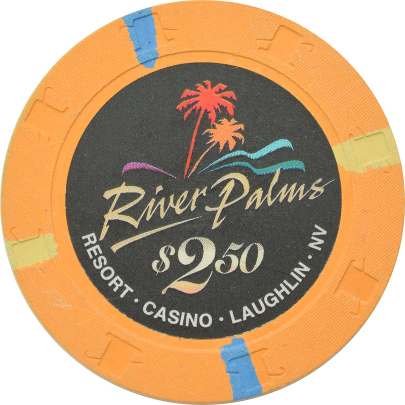 River Palms Casino Laughlin Nevada $2.50 Chip 2000