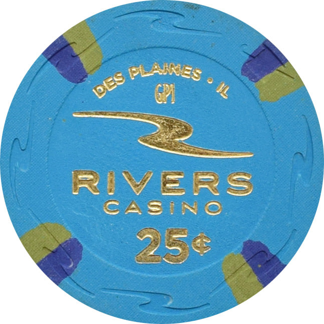 Rivers Casino Des Plaines Illinois 25 Cent Chip