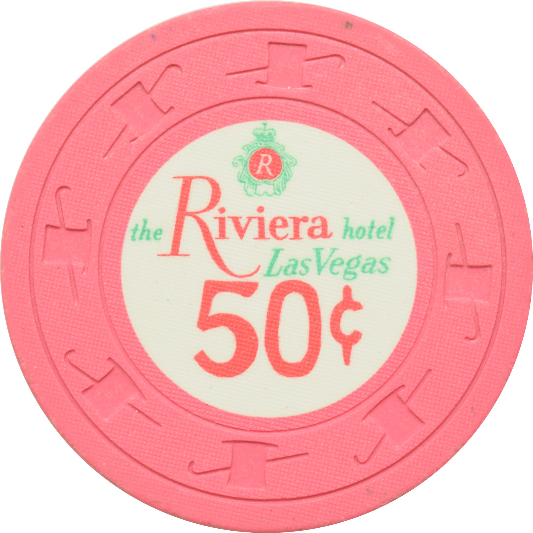 Riviera Casino Las Vegas Nevada 50 Cent Chip 1971