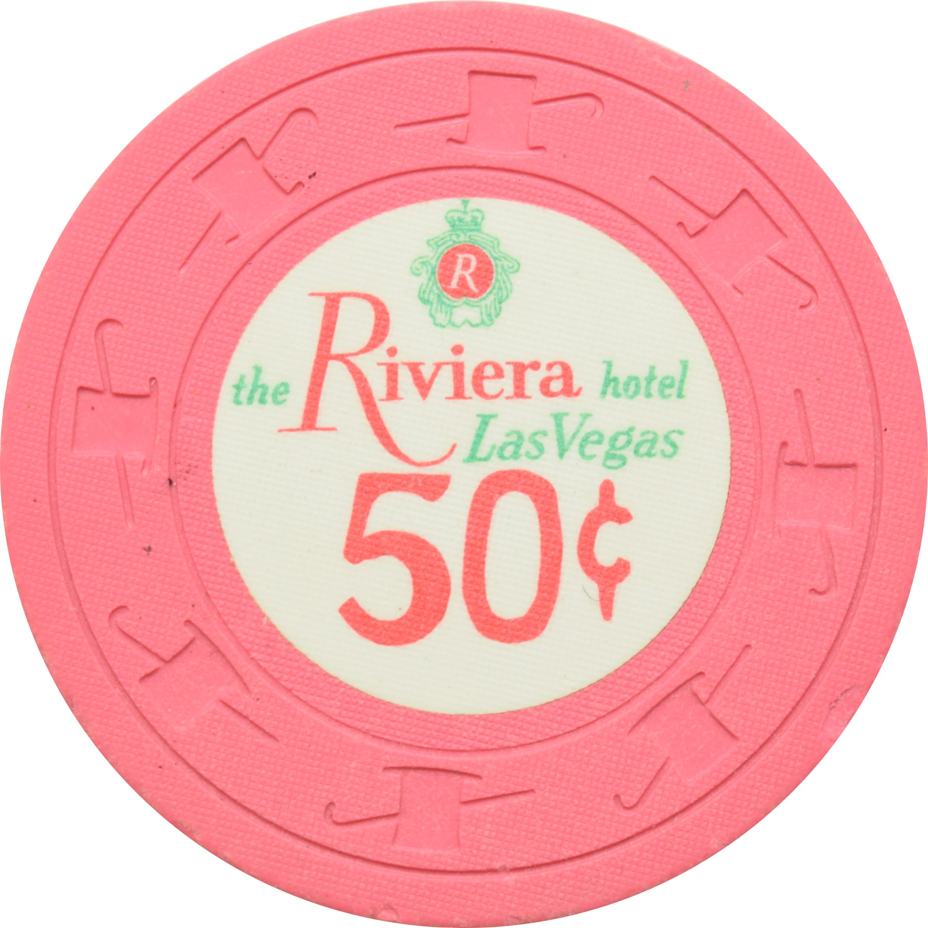 Riviera Casino Las Vegas Nevada 50 Cent Chip 1971