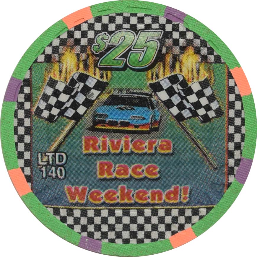 Riviera Casino Las Vegas Las Vegas $25 Race Weekend Chip 2001