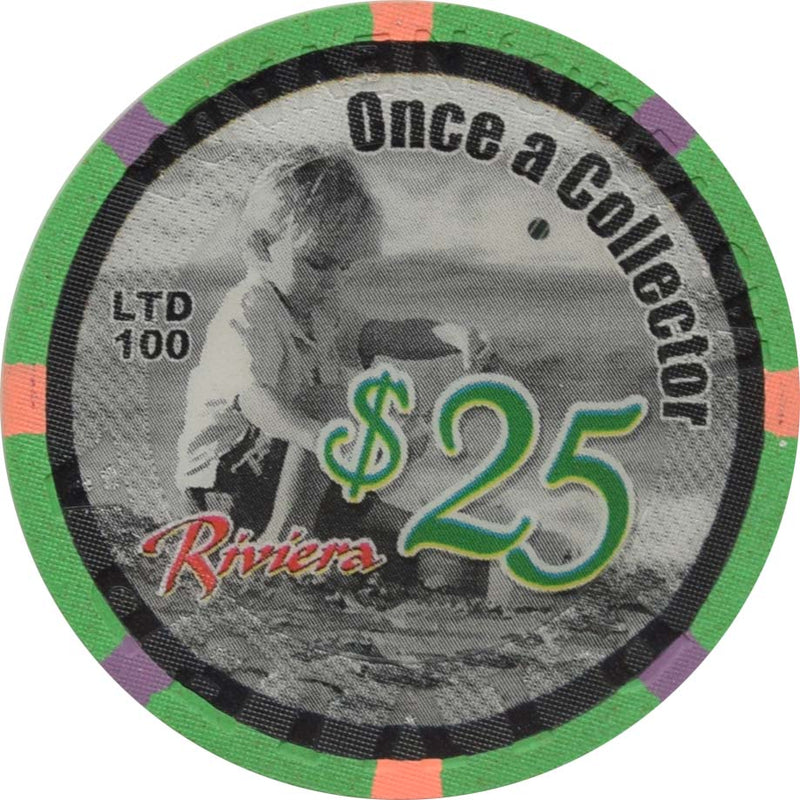 Riviera Casino Las Vegas Las Vegas $25 Once a Collector Always a Collector Chip 2002