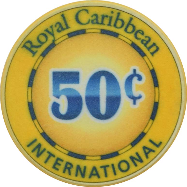 Royal Caribbean International Cruise Line Casino 50 Cent Chip