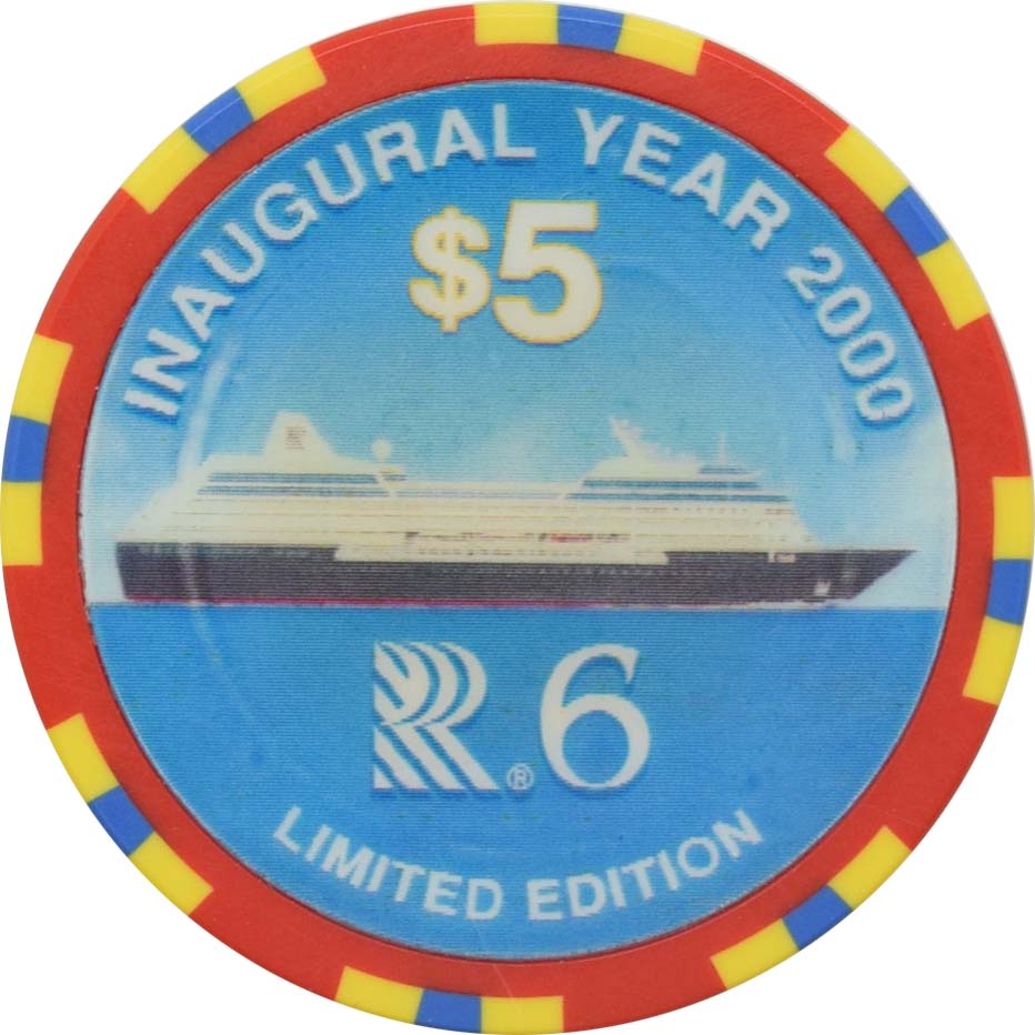 Renaissance Cruises $5 R6 Inaugural Year 2000 Chip