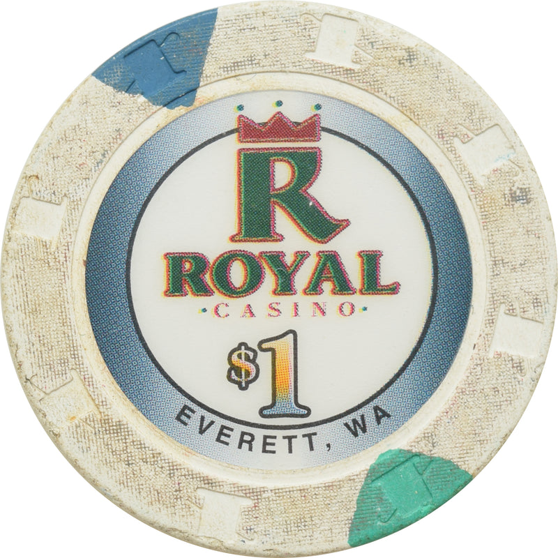 Royal Casino Everett Washington $1 Chip