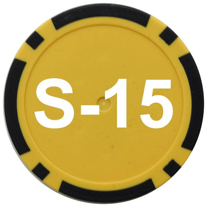 8 Stripe Poker Chip for 1.25" Inlays Set of 25