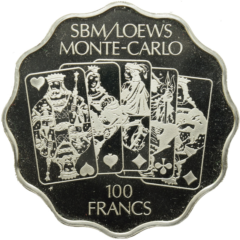 SMB/Loews Casino de Monte-Carlo Monaco 100 Francs Token