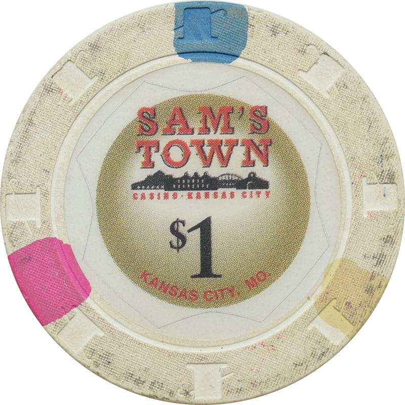 Sam's Town Casino Kansas City Missouri $1 Chip