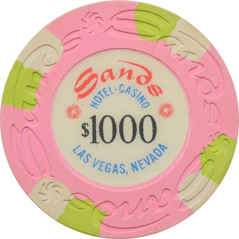 Sands Casino Las Vegas Nevada $1000 Chip 1970s