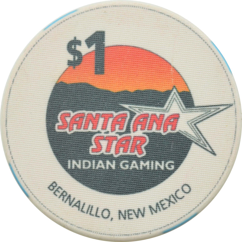 Santa Ana Star Casino Bernalillo New Mexico $1 Ceramic Chip