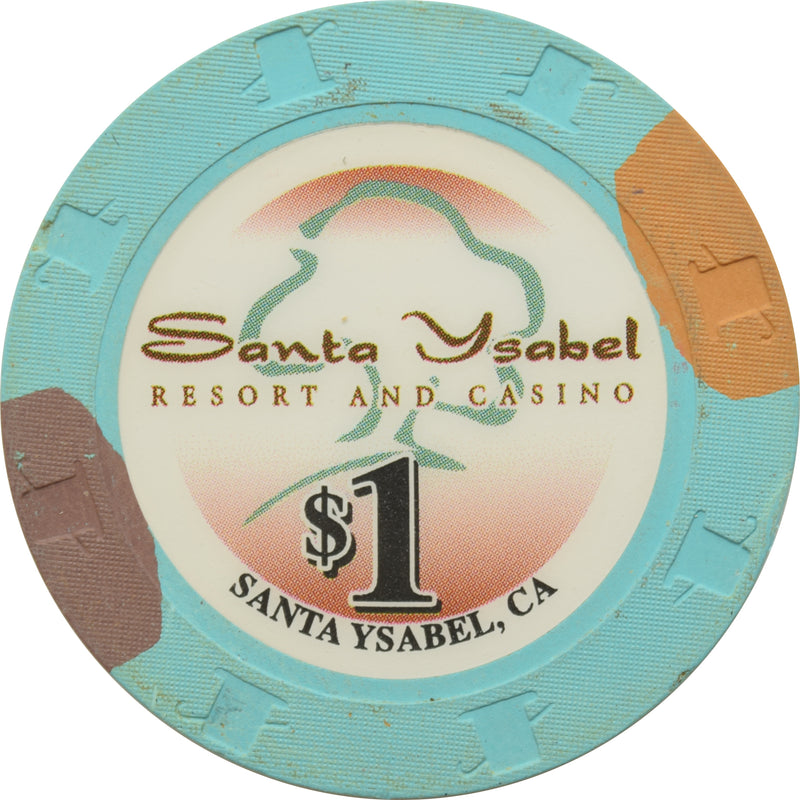 Santa Ysabel Casino Sanata Ysabel CA $1 Chip