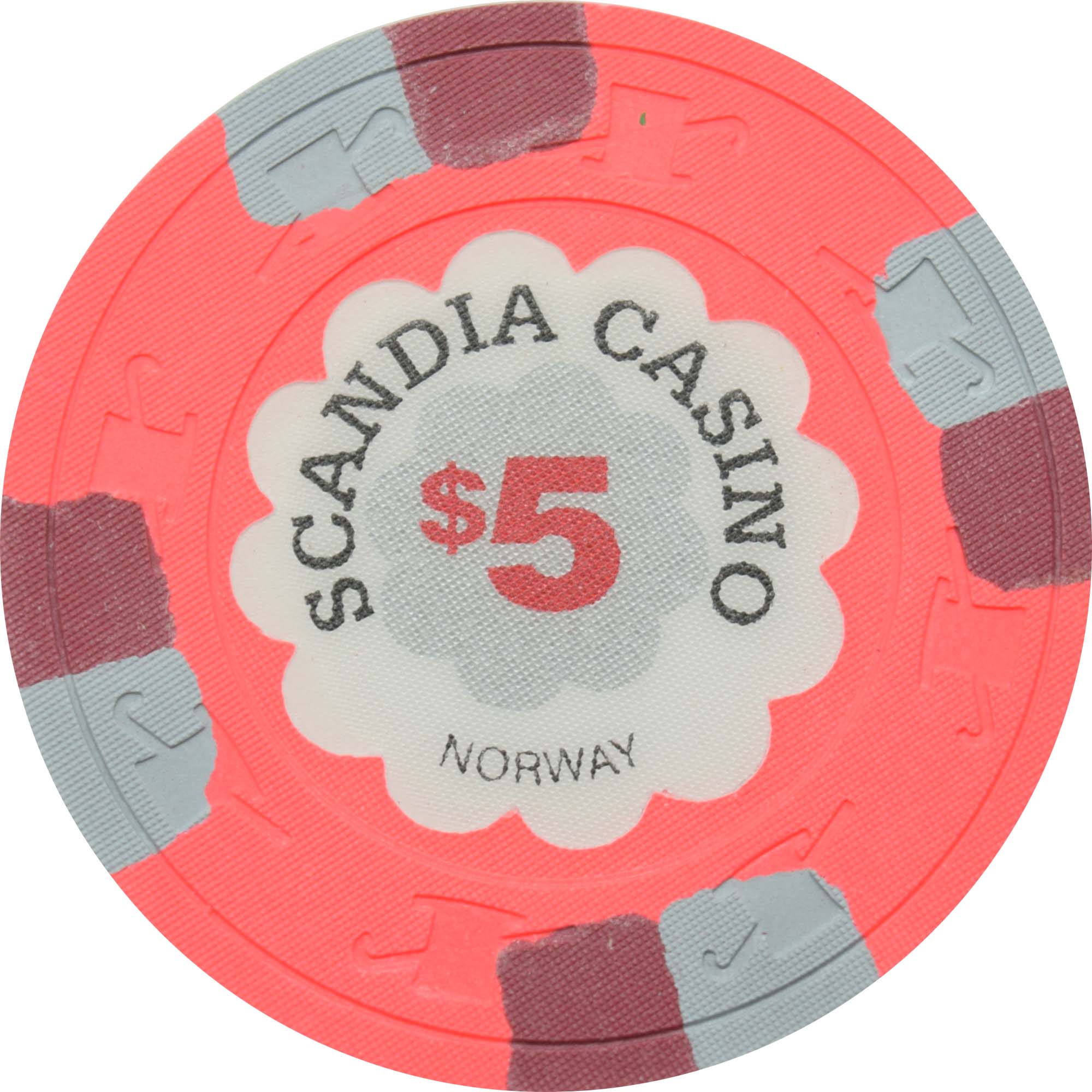 Scandia Casino $5 Chip Paulson Fantasy