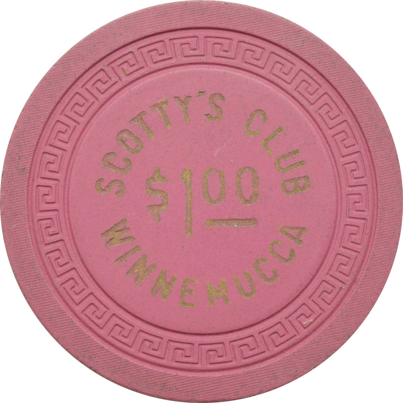 Scotty's Club Casino Winnemucca Nevada $1 Chip 1954