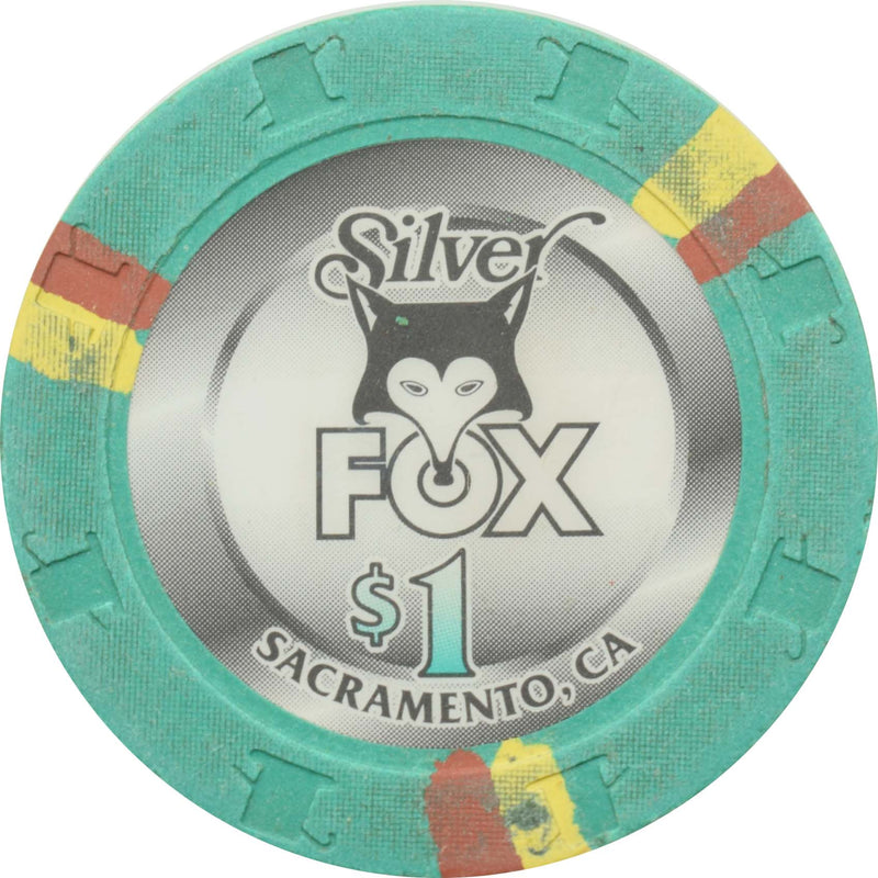 Silver Fox Casino Sacramento California $1 Chip