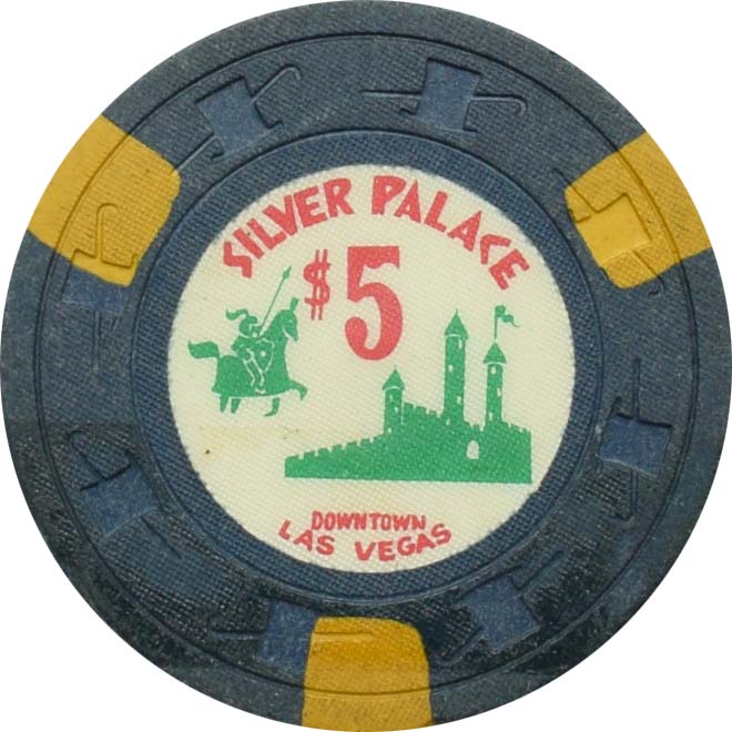 Silver Palace Casino Las Vegas Nevada $5 Chip 1964