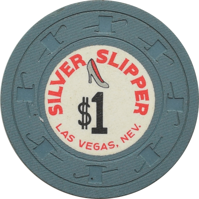 Silver Slipper Casino Las Vegas Nevada $1 Chip 1969