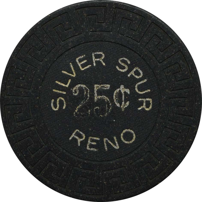 Silver Spur Casino Reno Nevada 25 Cent Chip 1968