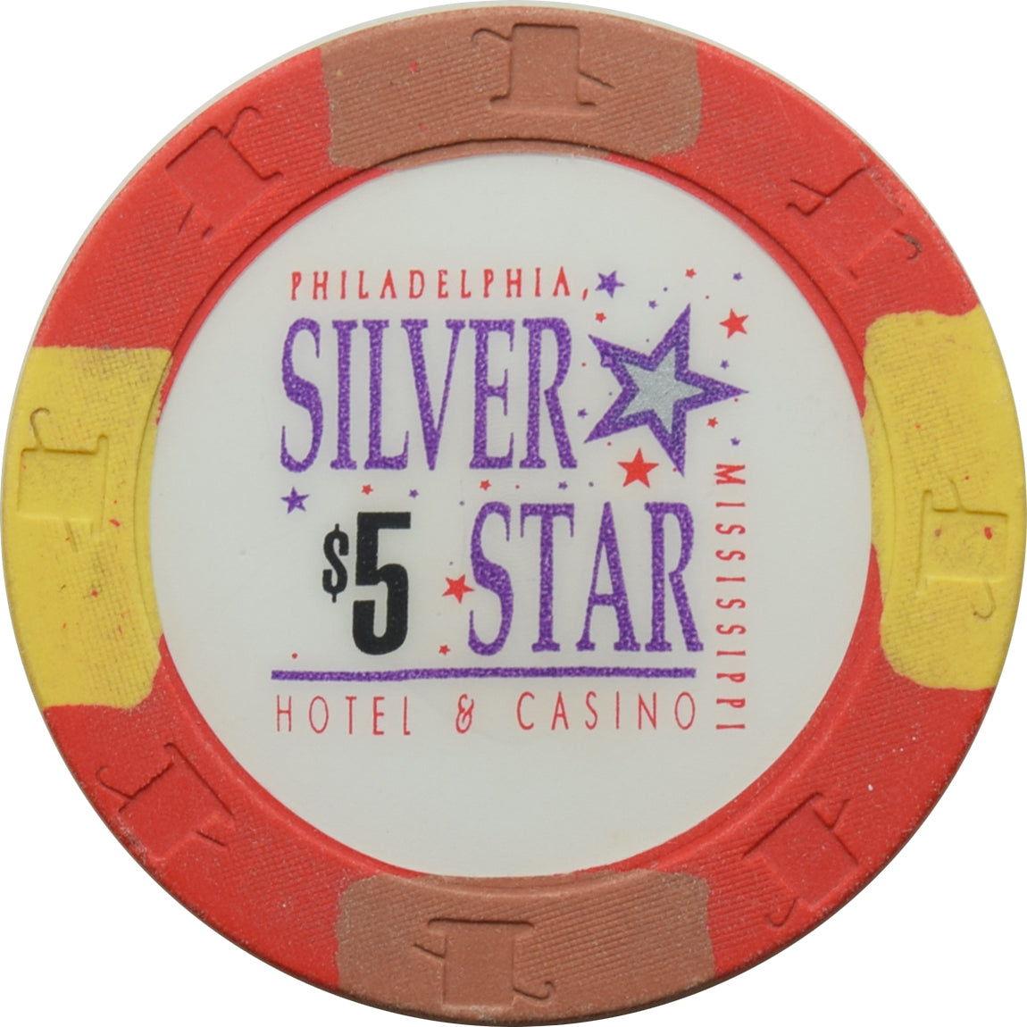 Silver Star Casino Philadelphia Mississippi $5 Chip