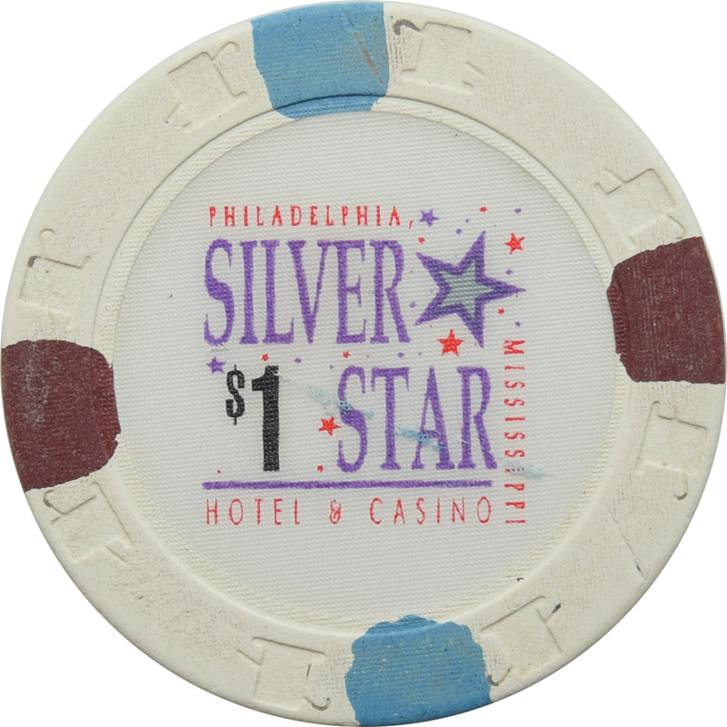 Silver Star Casino Philadelphia Mississippi $1 Chip