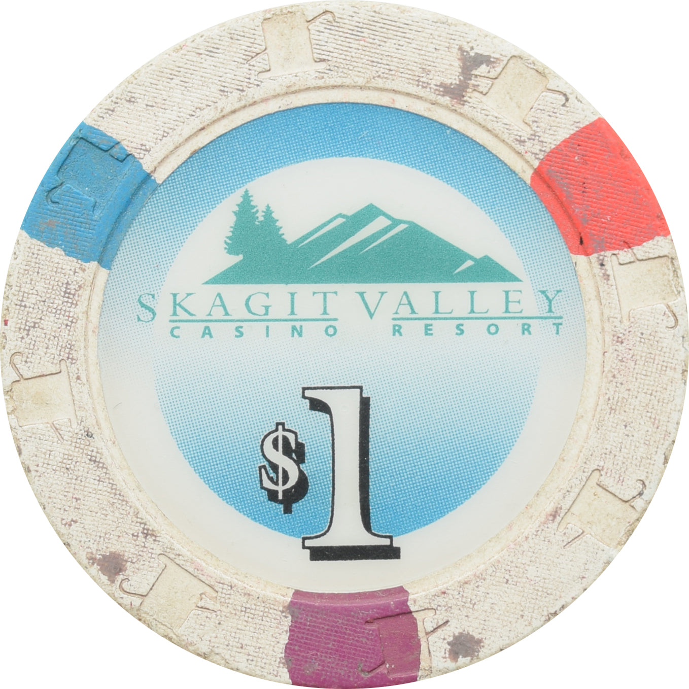 Skagit Valley Casino Bow WA $1 Chip