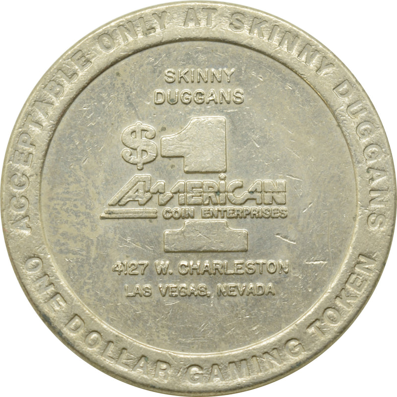 Skinny Dugans Casino Las Vegas Nevada $1 Token 1987