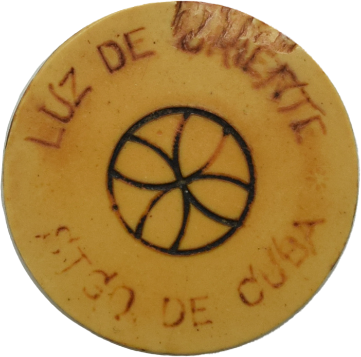 Sociedad Luz de Oriente Casino Santiago de Cuba $1 Chip