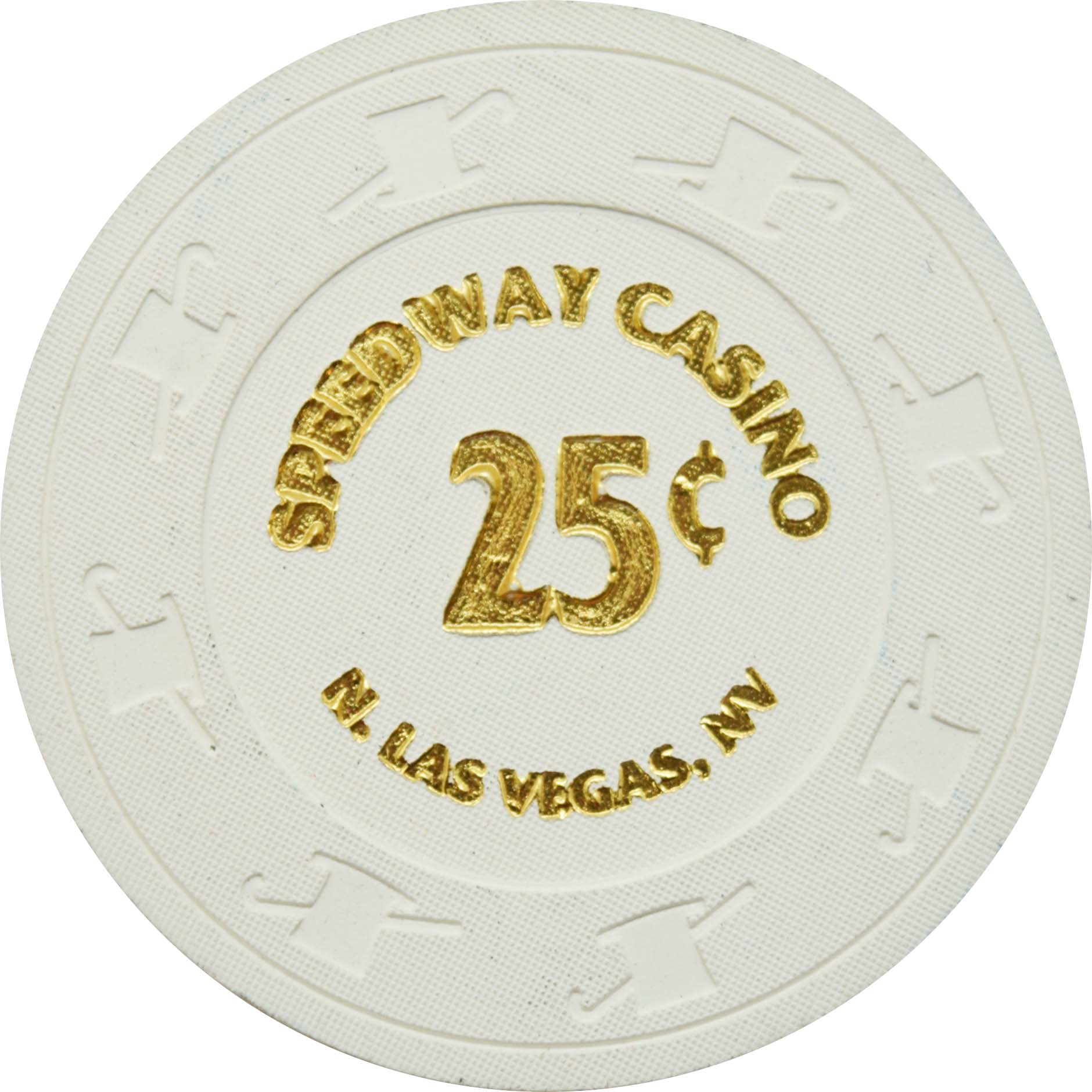 Speedway Casino North Las Vegas Nevada 25 Cent Chip 1999