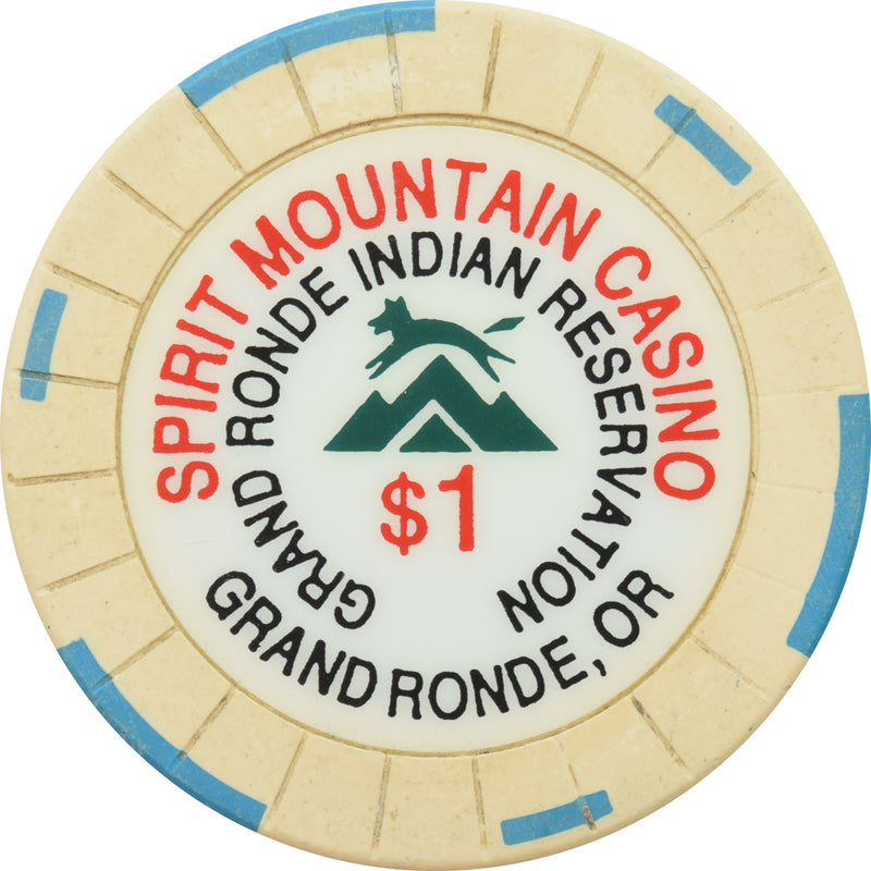 Spirit Mountain Casino Grand Ronde OR $1 Chip