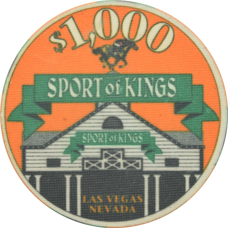 Sport of Kings Casino Las Vegas Nevada $1000 Chip 1992