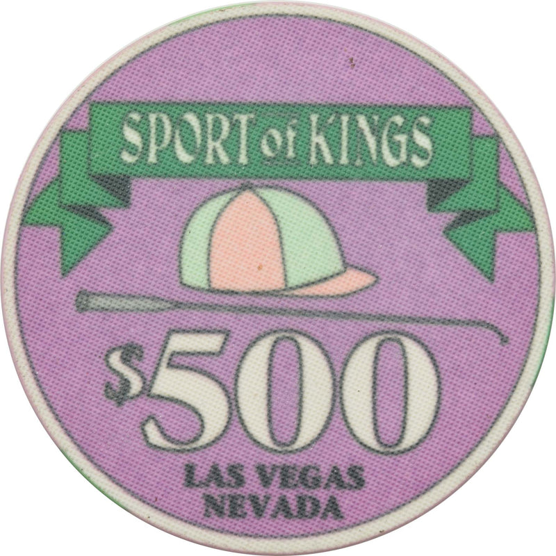 Sport of Kings Casino Las Vegas Nevada $500 Chip 1992