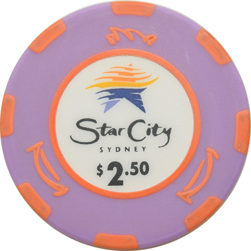 Star City Casino Sydney Australia $2.50 Chip