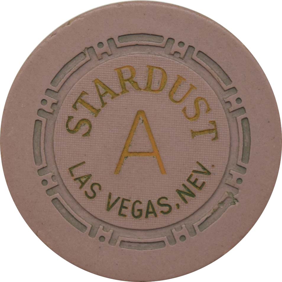 Stardust Casino Las Vegas Nevada Table A Pink Roulette Chip 1958