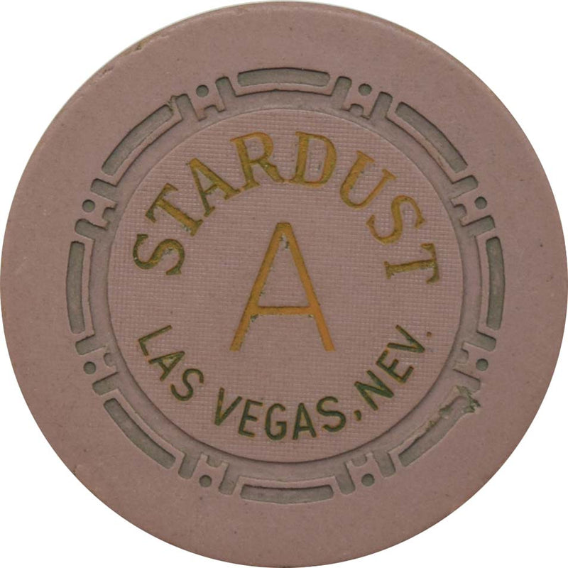 Stardust Casino Las Vegas Nevada Table A Pink Roulette Chip 1958