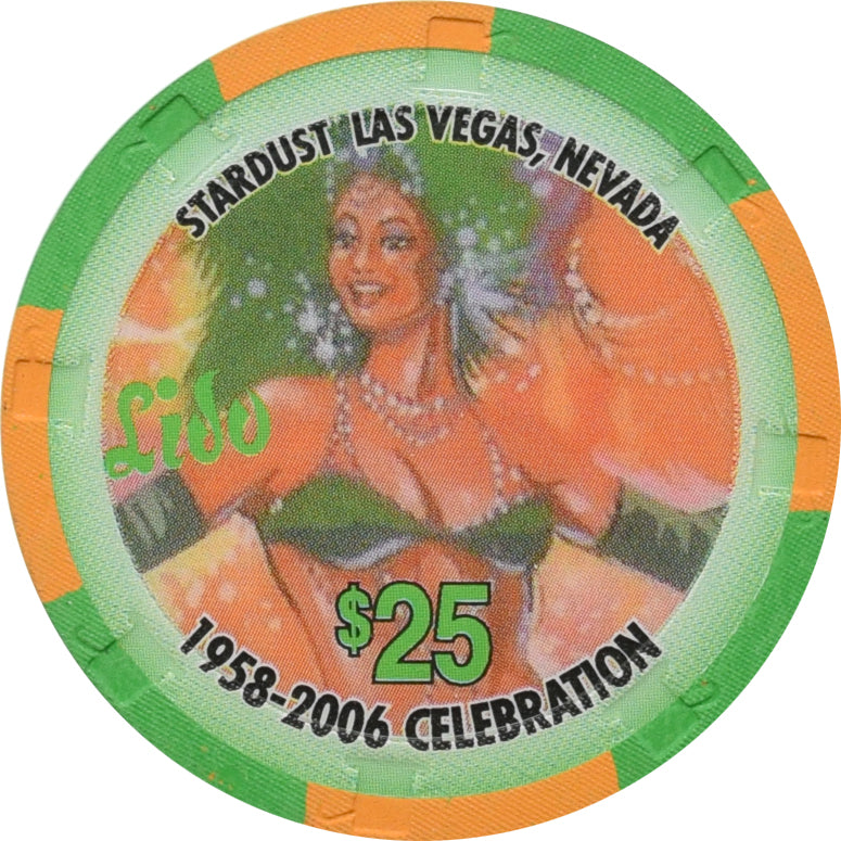 Stardust Casino Las Vegas Nevada $25 Chip New Years 2006