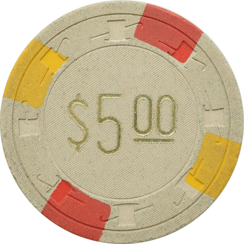 Ray & Ruth's Stardust Casino Jackpot Nevada $5 Chip 1961