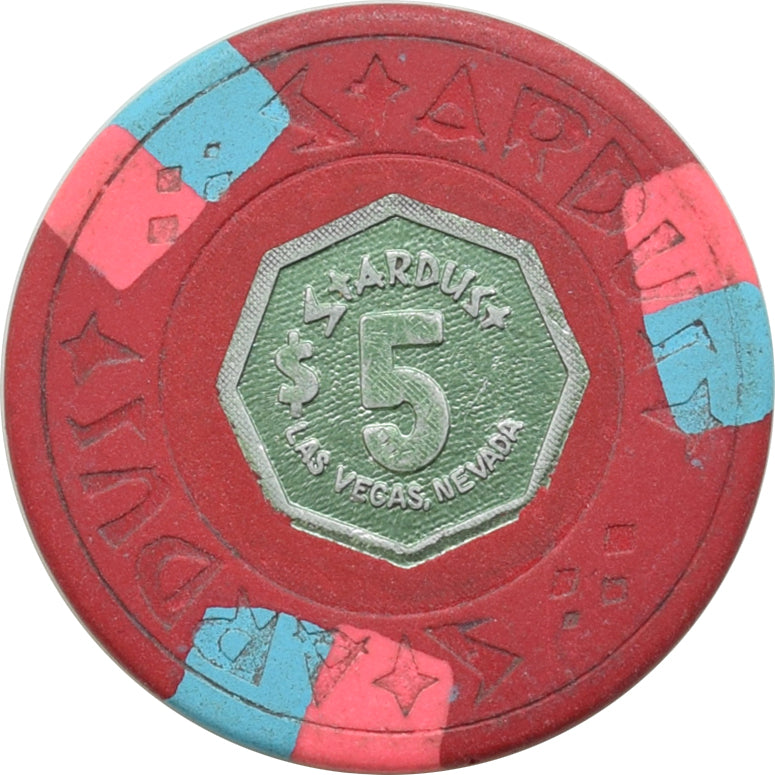 Stardust Casino Las Vegas Nevada $5 Chip 1974